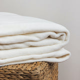 Fleece Blanket, Cream