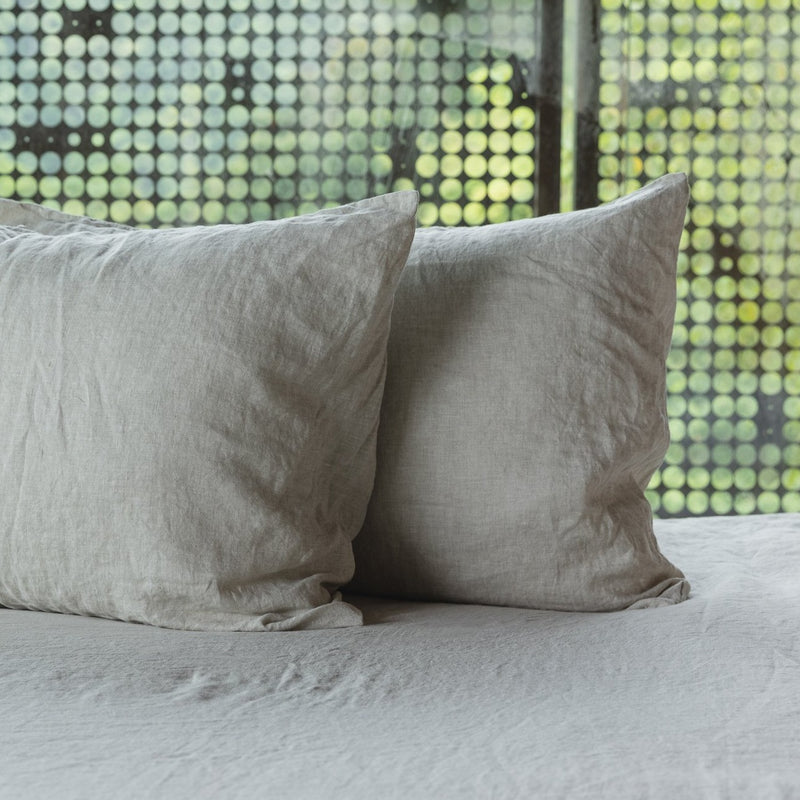 Linen Pillowcase Set, Natural
