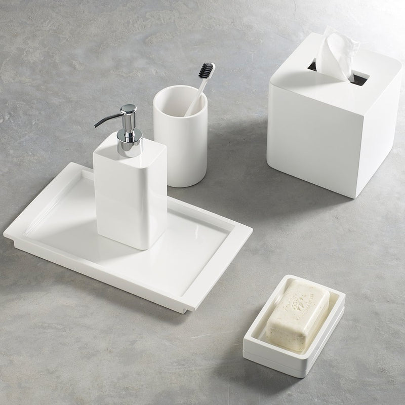 Lacca White Bathroom Accesories